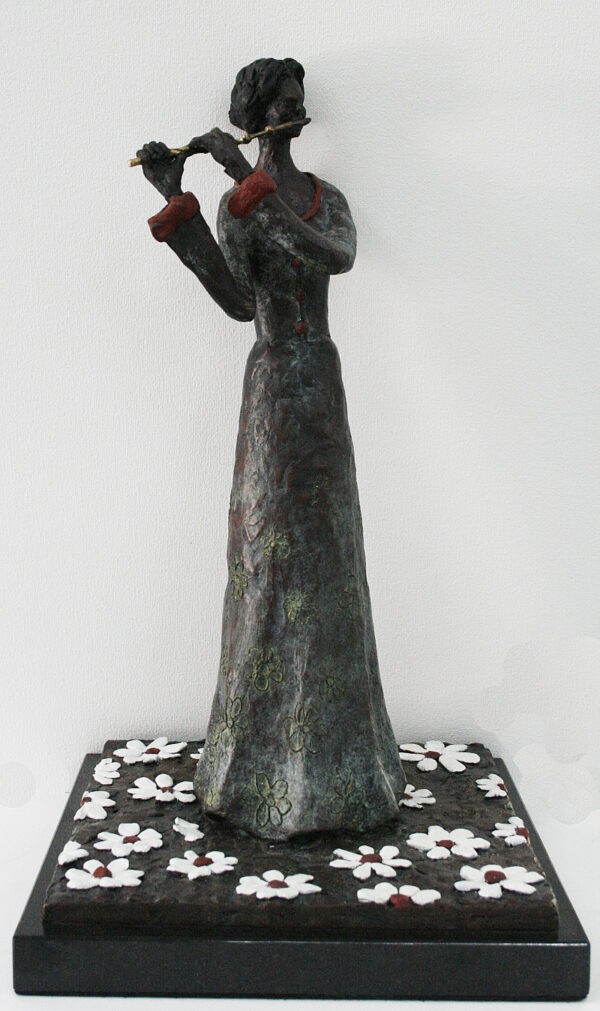 {je_artwork_artwork_medium_id}  {je_artwork_artwork_category_id} titled Julietta Side Flute Player