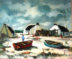 {je_artwork_artwork_medium_id}  {je_artwork_artwork_category_id} titled Vissersdorpie