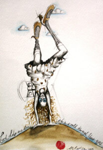 {je_artwork_artwork_medium_id}  {je_artwork_artwork_category_id} titled The world through His eyes