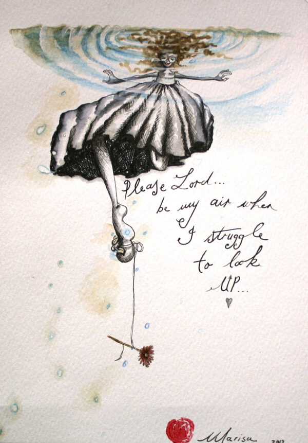 {je_artwork_artwork_medium_id}  {je_artwork_artwork_category_id} titled Lord, be my air when I struggle to look up