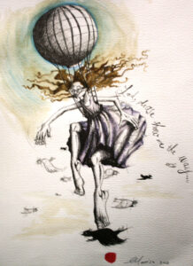 {je_artwork_artwork_medium_id}  {je_artwork_artwork_category_id} titled Please show me the way