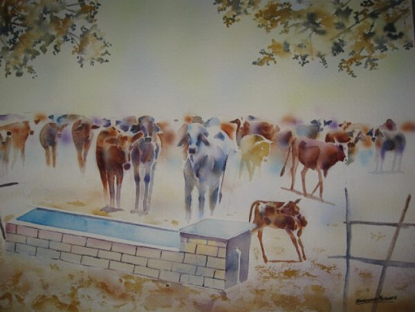 {je_artwork_artwork_medium_id}  {je_artwork_artwork_category_id} titled Cows