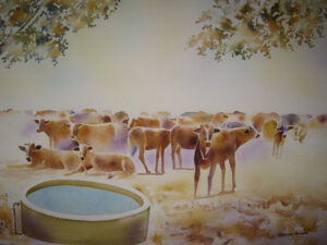 {je_artwork_artwork_medium_id}  {je_artwork_artwork_category_id} titled Cows