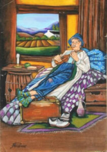 {je_artwork_artwork_medium_id}  {je_artwork_artwork_category_id} titled Relaxing