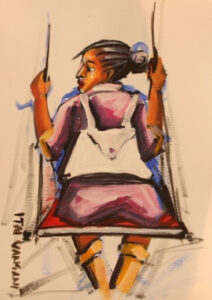 {je_artwork_artwork_medium_id}  {je_artwork_artwork_category_id} titled Swing @