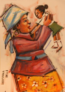 {je_artwork_artwork_medium_id}  {je_artwork_artwork_category_id} titled Picking up @