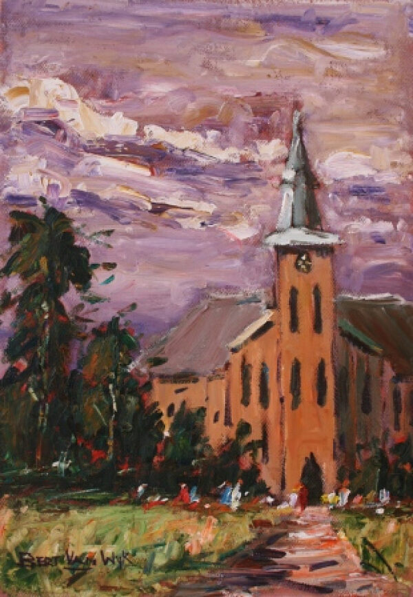 {je_artwork_artwork_medium_id}  {je_artwork_artwork_category_id} titled Church