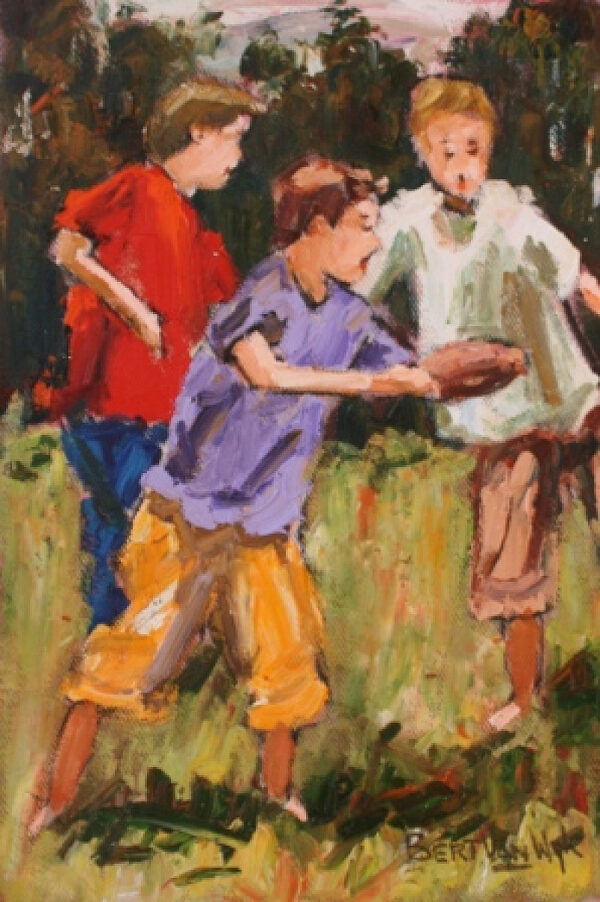{je_artwork_artwork_medium_id}  {je_artwork_artwork_category_id} titled Children playing
