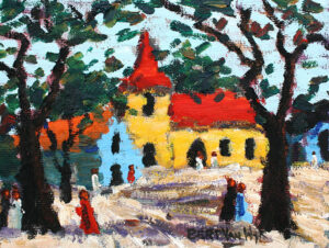 {je_artwork_artwork_medium_id}  {je_artwork_artwork_category_id} titled French  Town
