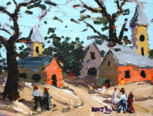 {je_artwork_artwork_medium_id}  {je_artwork_artwork_category_id} titled French town