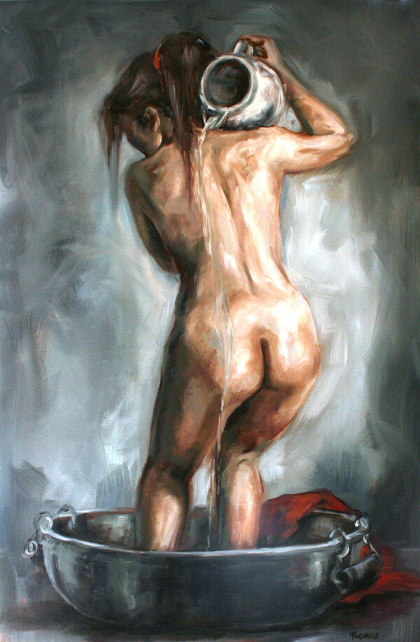 {je_artwork_artwork_medium_id}  {je_artwork_artwork_category_id} titled © Bathing Nude I U/F
