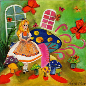 Alice in Wonderland - Alice/ Mushrooms