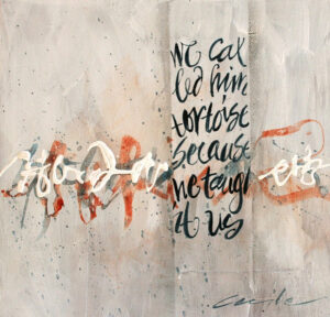 {je_artwork_artwork_medium_id}  {je_artwork_artwork_category_id} titled Tortoise – Alice U/f
