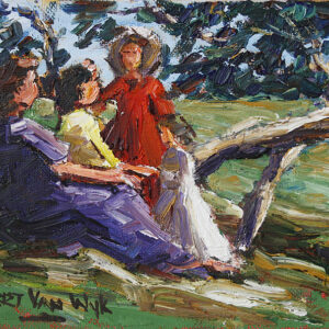 Sitting with the girls
