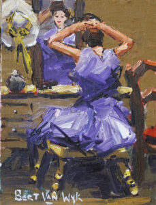 {je_artwork_artwork_medium_id}  {je_artwork_artwork_category_id} titled Doing my hair