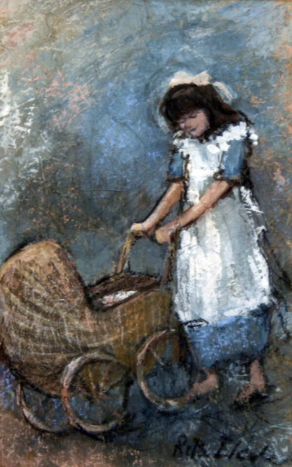 {je_artwork_artwork_medium_id}  {je_artwork_artwork_category_id} titled © Girl with Pram