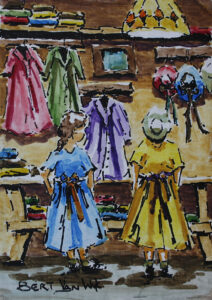 {je_artwork_artwork_medium_id}  {je_artwork_artwork_category_id} titled Shopping – Schetch