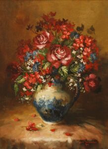 {je_artwork_artwork_medium_id}  {je_artwork_artwork_category_id} titled © Flowers
