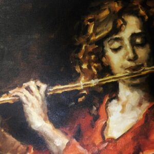 Flute player
