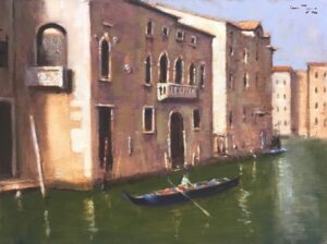 {je_artwork_artwork_medium_id}  {je_artwork_artwork_category_id} titled Gondola/ Venesie