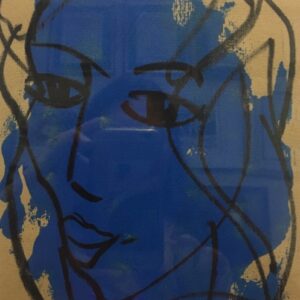 Blue lady