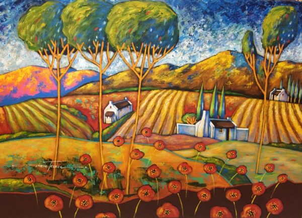{je_artwork_artwork_medium_id}  {je_artwork_artwork_category_id} titled Poppy Field