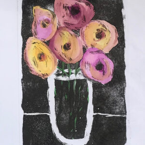 c Flowers II Round Vase 24/50 U/f