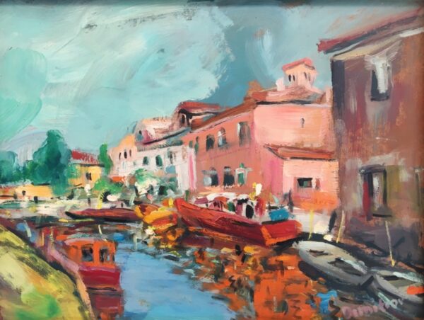 {je_artwork_artwork_medium_id}  {je_artwork_artwork_category_id} titled Boat Resting