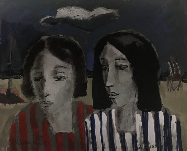 {je_artwork_artwork_medium_id}  {je_artwork_artwork_category_id} titled Girl Friends