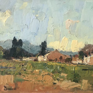 © Landscape with cottages