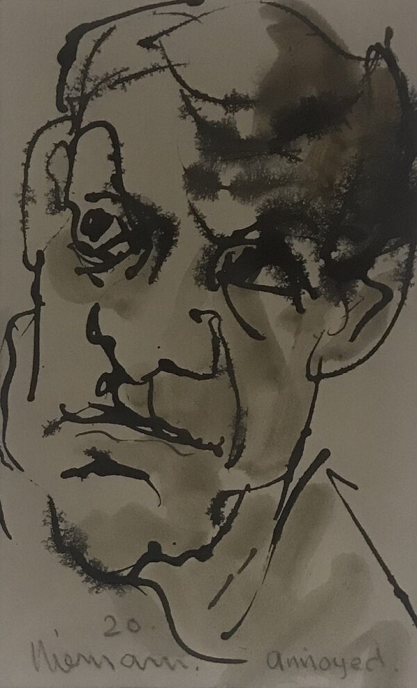 {je_artwork_artwork_medium_id}  {je_artwork_artwork_category_id} titled Annoyed U/f