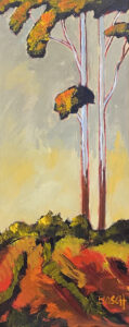 {je_artwork_artwork_medium_id}  {je_artwork_artwork_category_id} titled Bluegum Trees