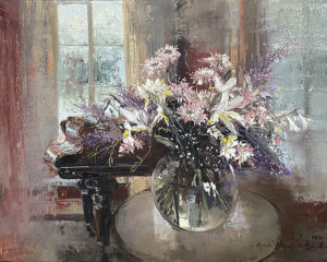 {je_artwork_artwork_medium_id}  {je_artwork_artwork_category_id} titled © Lillies in Vase