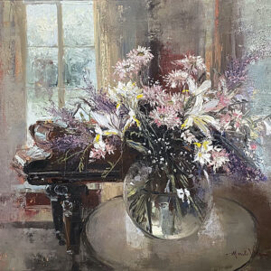 © Lillies in Vase