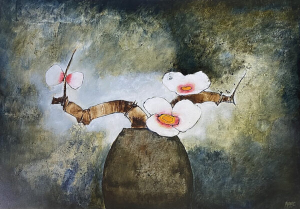 {je_artwork_artwork_medium_id}  {je_artwork_artwork_category_id} titled Kamelias