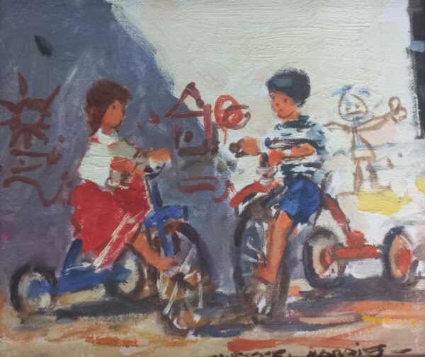 {je_artwork_artwork_medium_id}  {je_artwork_artwork_category_id} titled © Children Playing