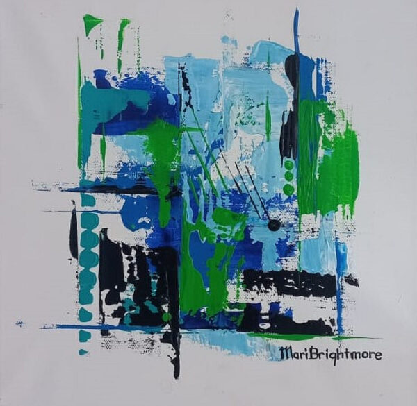 {je_artwork_artwork_medium_id}  {je_artwork_artwork_category_id} titled © Winter Blues with Green