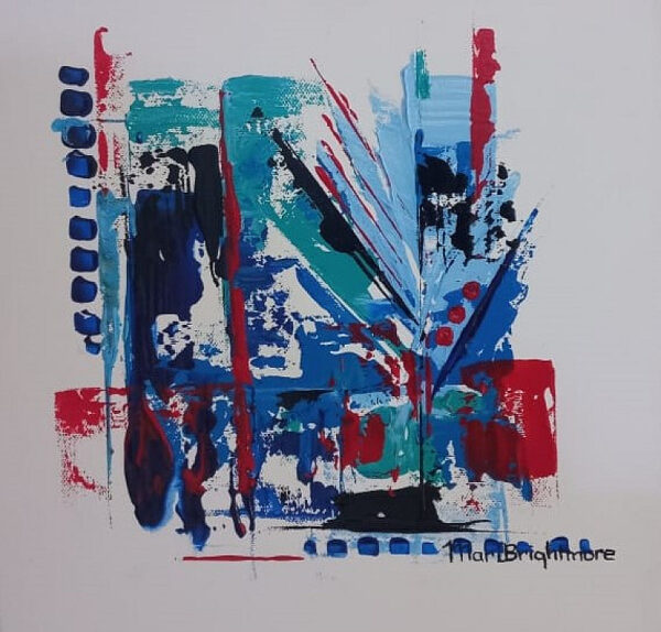 {je_artwork_artwork_medium_id}  {je_artwork_artwork_category_id} titled © Winter Blues with Red