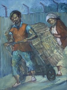 {je_artwork_artwork_medium_id}  {je_artwork_artwork_category_id} titled © Cart Pulling