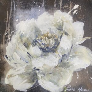 White Abstract Rose
