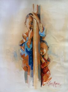 {je_artwork_artwork_medium_id}  {je_artwork_artwork_category_id} titled Shy