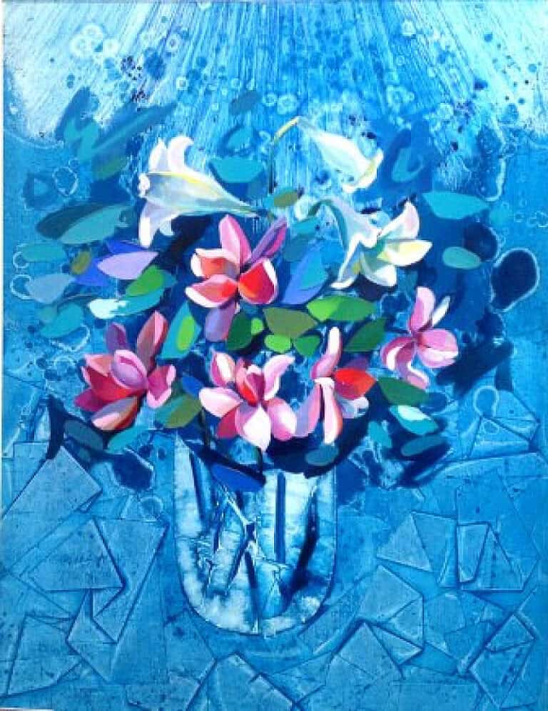 Oil  Painting titled Flower