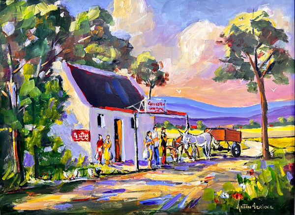 {je_artwork_artwork_medium_id}  {je_artwork_artwork_category_id} titled c Donkey Cart
