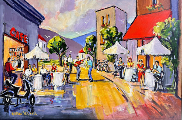 {je_artwork_artwork_medium_id}  {je_artwork_artwork_category_id} titled c Street Cafe