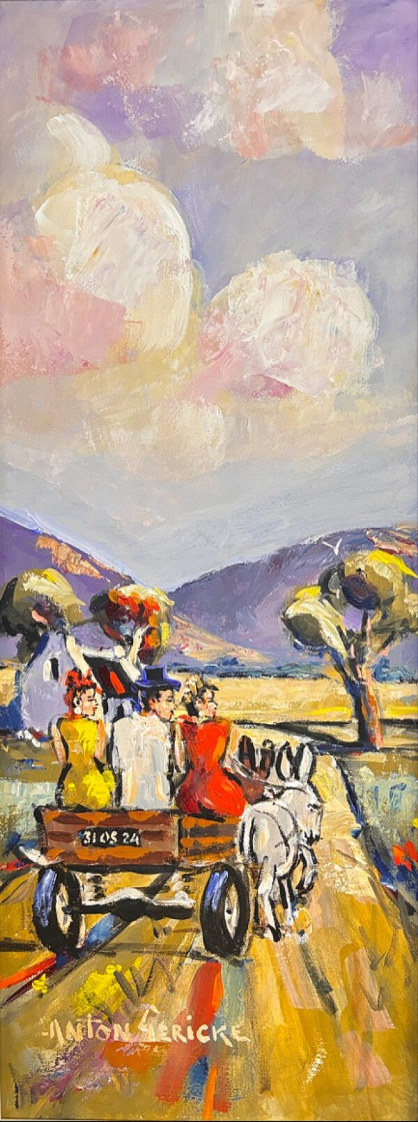 {je_artwork_artwork_medium_id}  {je_artwork_artwork_category_id} titled c Donkey Going