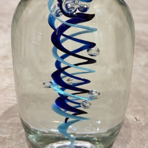 Paperweight - Blue swirls