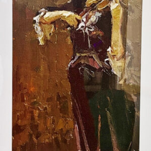 Violinist print