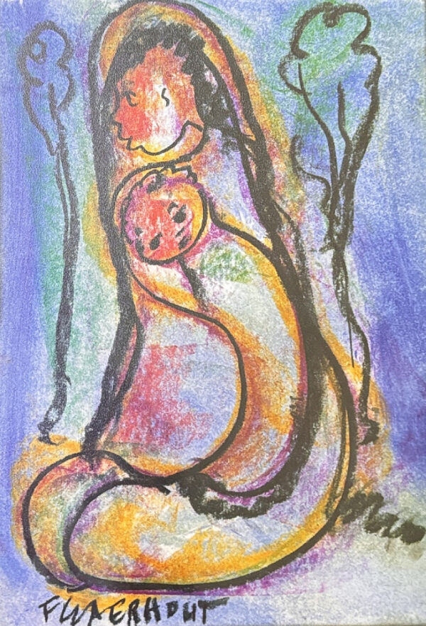 {je_artwork_artwork_medium_id}  {je_artwork_artwork_category_id} titled Figures print u/f