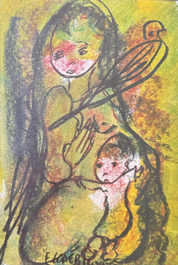 {je_artwork_artwork_medium_id}  {je_artwork_artwork_category_id} titled Figures print u/f