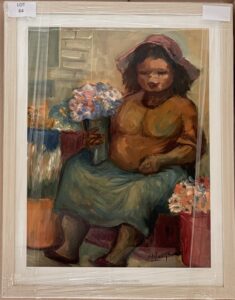 {je_artwork_artwork_medium_id}  {je_artwork_artwork_category_id} titled Flower Seller print